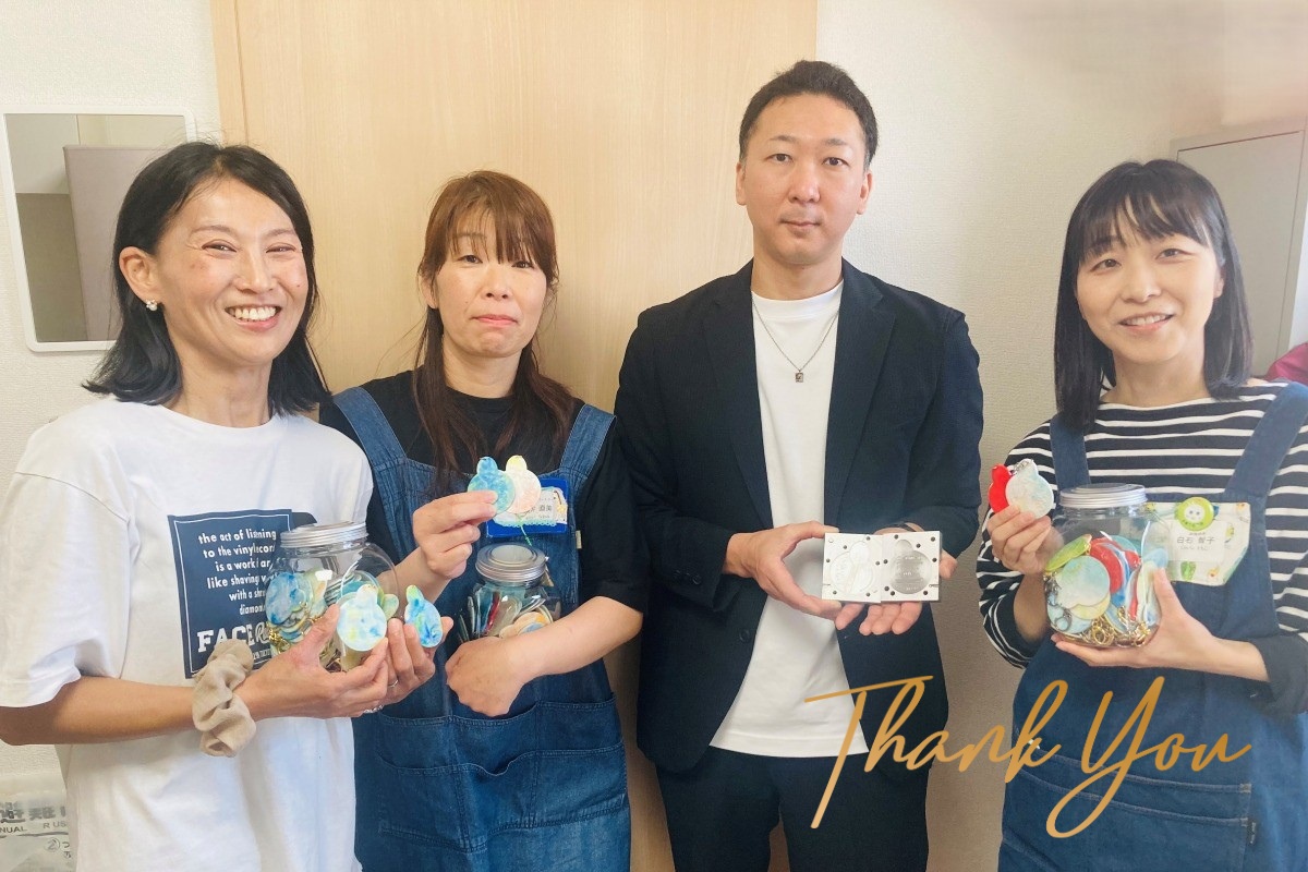 「よるによる会」応援隊キーホルダーが完成しました！